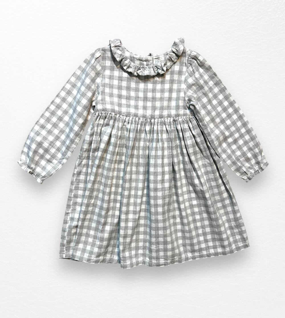 NWT JoJo Maman Bébé Flannel Dress, Size 5/6
